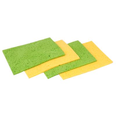 China Sustainable Household Ware Kitchen Wood Pulp Cleaning Sponges , Cellulose Sponge Cloth for sale