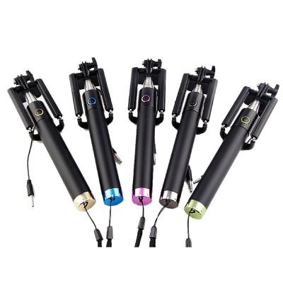 China Handheld Wired Remote Selfie Stick Monopod Extendable Pole Holder for sale