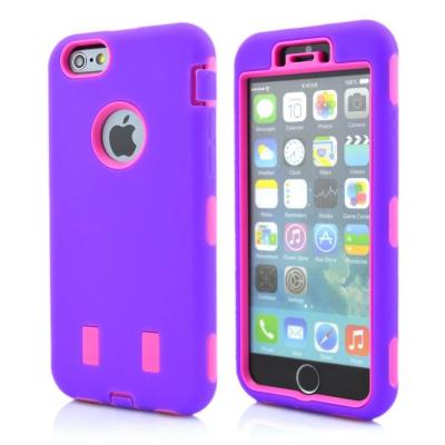 China Silicone Outer Inner shell Robot Plastic protective cell phone cases back covers for sale