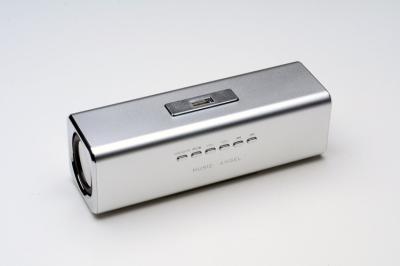 China Silver dual mini sound box laptop music angel speakers with microphone JH-MAUK2 for sale