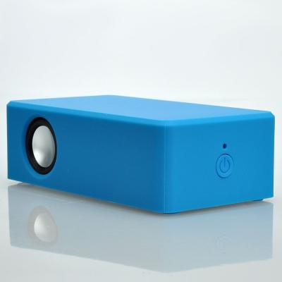 China Hi-fi sound subwoofer box mini wireless induction speaker for iPhone Blue for sale