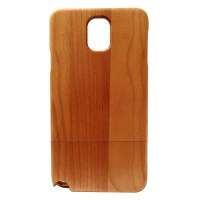 China Handcrafted Cherry Wood Cell Phone Cases for Samsung Galaxy Note III Note3 N9000 for sale