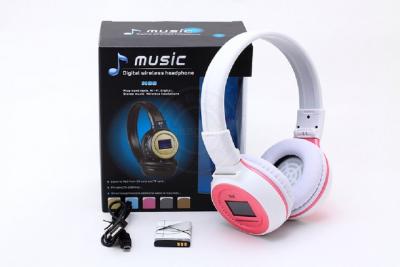 China Various Colors headphone Over Ear Headsets headband style earphone N65 Pink for sale