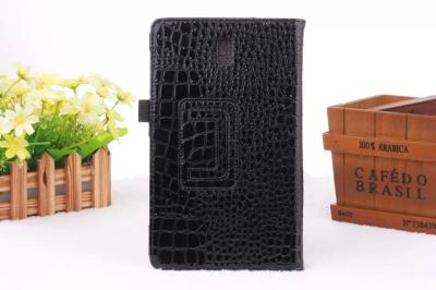 China Black Case For Samsung Tablet Covers Tab S T700 Case Crocodile design for sale