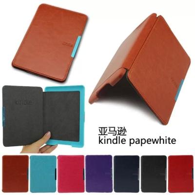 China PU Leather Book Folio Cover tablet protector cases for Amazon Kindle paperwhite for sale