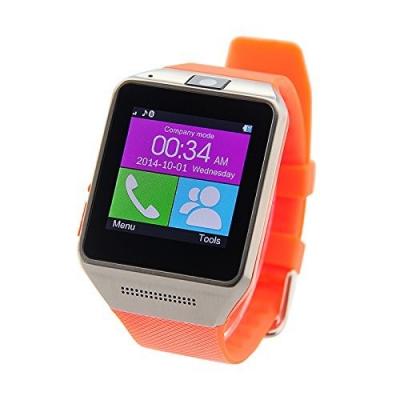 Chine Carte futée du téléphone SIM de montre de GV08 Bluetooth avec l'appareil-photo, définition élevée à vendre