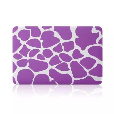 China Purple Leopard Macbook Laptop Sleeve , Apple Laptop Case Protect for sale