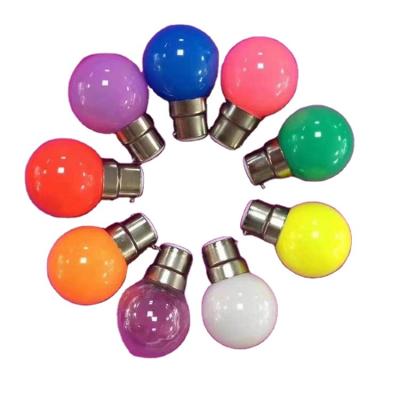 China Residential Color G45 Party Light Bulbs Blue/Red/Green/Orange Led 1w E27 Base Bulb For Decoration for sale