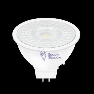 China Aluminum+plastic good quality BEAUTYSHADOW GU5.3 LED light source 12V dimmable spotlight MR16 for sale