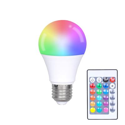 China Energy Saving Bedroom E27 E26 Wifi Control 9W A19 Mutil-color Changing RGB Rhythm LED Music Light Bulb for sale