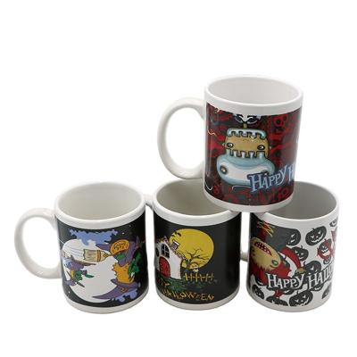 China Viable Popular Design Halloween Crazy Selling Printing Ceramic Coffee Mugs For Sale for sale