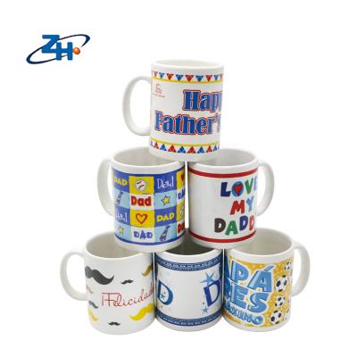 China Cheap Wholesale Coffee Viable Hot Selling Ceramic Mugs For Father's Day for sale