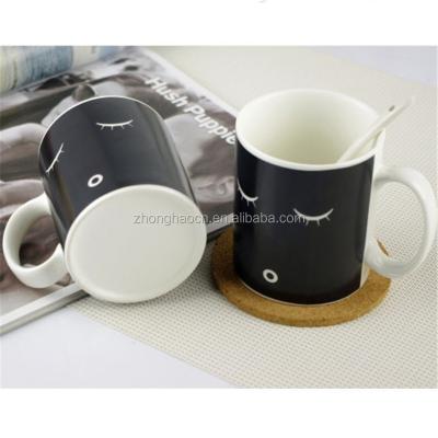 China Viable Color Changing Mug Hot Sale High Quality Ceramic Magic Mug For Beverage for sale