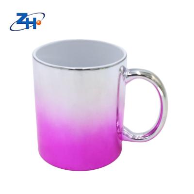 China High Quality Sustainable Gradient Pink New Electroplating Mug For Drink Water Daily for sale