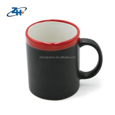 China Viable factory new products matte blackboard chalk custom hot sale ceramic mug for sale for sale