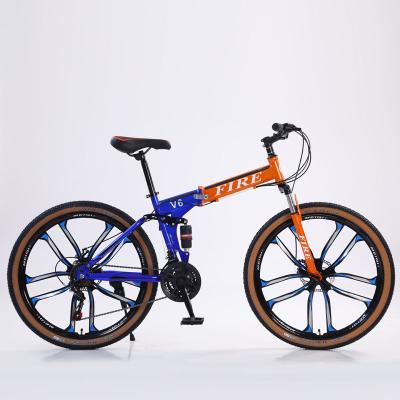 China Moutain Bicycle 26 Inch Mountain Bike 4.0 Fat Widening Big Tire Folding Bicycle for sale