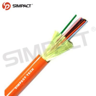 China Fiber to Simpact 12 Core Distribution Tube Fiber Optic Cable Loose Indoor Fiber Optic Cable Home Wiring for sale