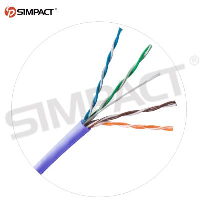 China Telecom Communication Simpact Products Recommending CAT5e Communication As CCA Network Cable UTP Cat 5e LAN Ethernet Cable for sale