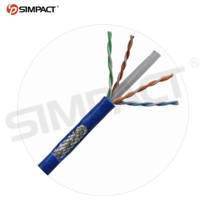 China Simpact Lan Cable SFTP CAT6 CAT7 CAT8 Ethernet Cable 305m 1000ft Network Cable 550MHz Telecom Communication for sale