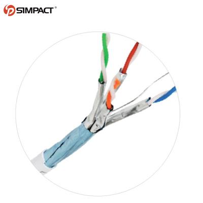 China Telecom Communication Simpact Network Cable Ftp Cat6 Lan Cable 305m 1000ft SFTP Slim Cat 6 Ethernet Cable for sale