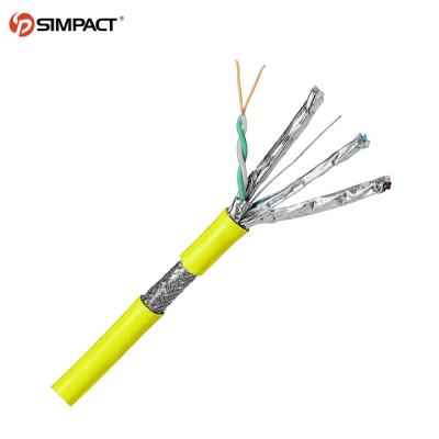 China Telecommuniction / Data Center 305m 1000ft SFTP 22AWG As 5G 2000MHz Run Stream Test Ethernet Cat8 Internet Network Lan Cable for sale