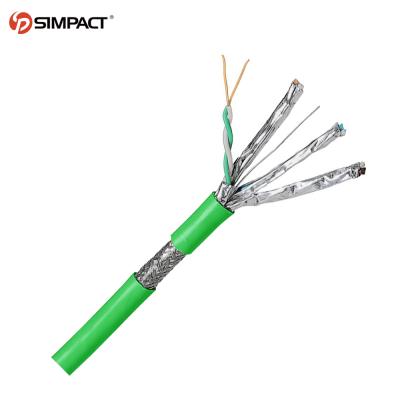 China Professional Telecom Communication Simpact Ethernet Cable Cat8 Foam PE SFTP Slim Lan Cable Cat 8 Network Cable 305m 1000ft for sale