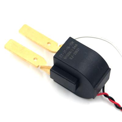 China Electronic Immune Type Mini Electronic Current Transformer 60A 80A 100A Small DC Busbar CT Single Phase For Smart Meter WSD-708D-1-U for sale