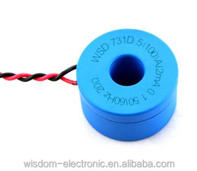 China WSD-731D Max.200A Electronic Mini DC Immune Current Transformer for sale