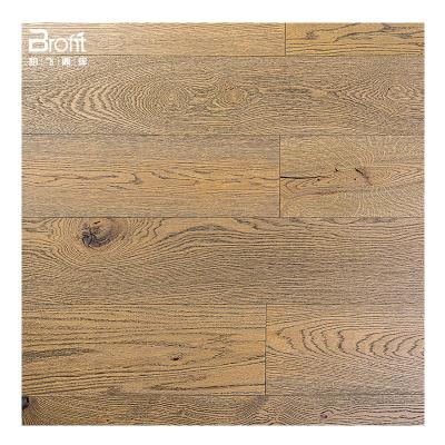 China Modern Customizable Faucet And Vanish Luxury White Oak Engineered Interlocking Wood Flooring for sale