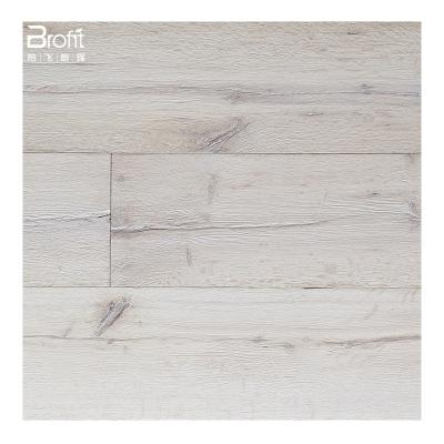 China Modern Superior Custom Hand Brushed Craft Nature Texture European Oak Engineered Wood Parquet for sale