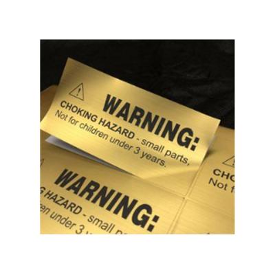 China Gold Foil Custom Logo Full Color Roll Labels Transparent Clear Self Adhesive Gold Foil Labels for sale