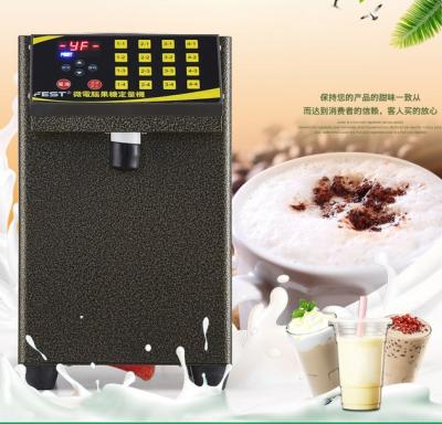 China food & Chinese High Quality Tea Sugar Fructose Dispenser Beverage Factory 16 Key Bubble Machine for sale