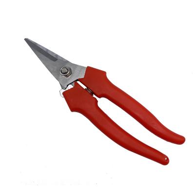 China Anti-slip High Quality Red Handle Gardening Scissors Shears Garden Shears for sale