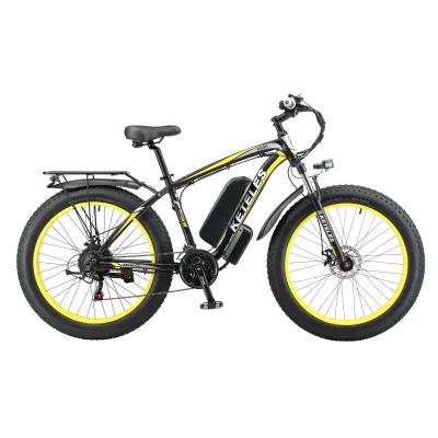 China Free Shipping US Warehouse Powerful Dual Motor 2000W Aluminum Alloy Electric Bike 26