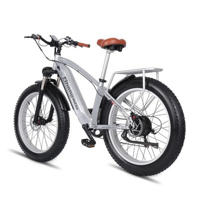 China Dropshipping 48V 500W Aluminum Alloy Warehouse Ebike Fat Tire Hydraulic Disc Brakes UK Beach Cruiser Electric Bike for sale