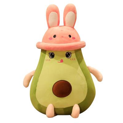 China Hot Selling Unique Design Plush Avocado Plush Doll With Pillow Sleeping Doll for sale