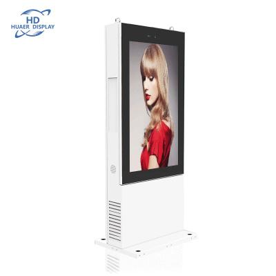 Chine 55 65 Inch 1080p Digital Signage Standing Advertising Display Digital Signage Kiosk Totem Waterproof Touch Lcd Display Screen à vendre