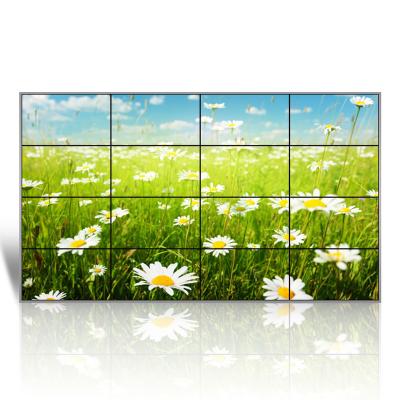 China 49 55 inch 4x4 3x3 ultra narrow transparent videowall video wall panels monitor multi screen advertising lcd video wall for sale