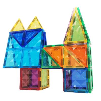 China Magnetic Toy 32PCS Diamond Colorful Game DIY Building Blocks Educational Toys Children for sale