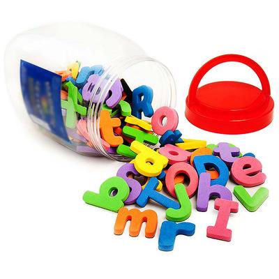 China Letter 67 Pcs Fridge Magnet 3d EVA Foam Letters Fridge Magnet Education Toy Magnetic Letters for sale