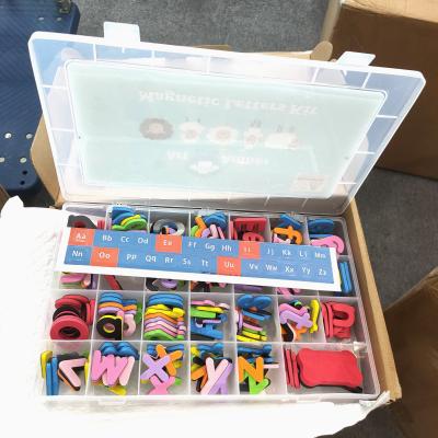 China Hot Selling Colorful Magnetic Letter Amazon Eva Letters For Preschool Educational Toy for sale