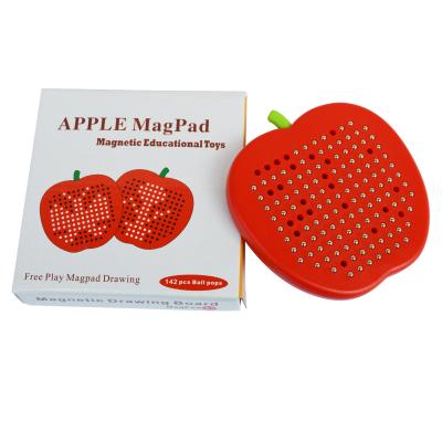 China Kids Magnetic Educational Toys Free Play Kids Toys Magnetic Tablet Protective Doodle Drawing Board Mini Apple Writing Board for sale