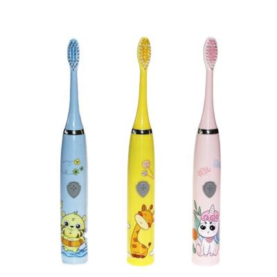 China 2021 New Arrival Battery Operated Kids Electric Toothbrush Sonic Toothbrush For Teeth Cleaning for sale