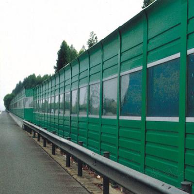 China Bridge Highway Noise Walls Corrosion Resistant Microporous Fiber Glass Acoustic Barrier for sale