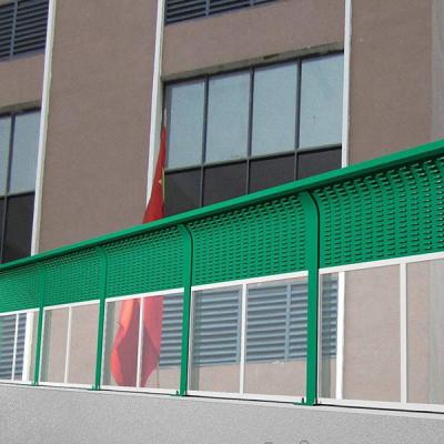 China Glass Reinforced Plastic Sound Barrier , Highway / Railway Soundproof Barrier Wall for sale