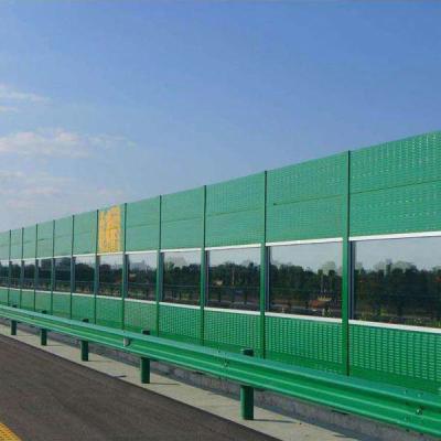 China Customized Green Soundproof Highway Walls Sound Barrier Installation Assistance for sale