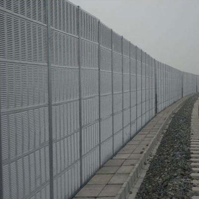 China Road / Highway Acoustic Soundproofing Walls 1.0mm-2.5mm Sound Barrier Wall Panels for sale