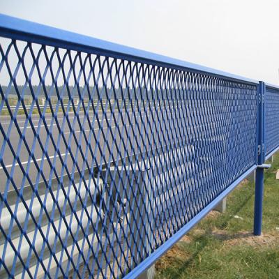 China Sturdy Bridge Railway Fencing Types , Glass Reinforced Plastic Anti Dazzle Netting for sale