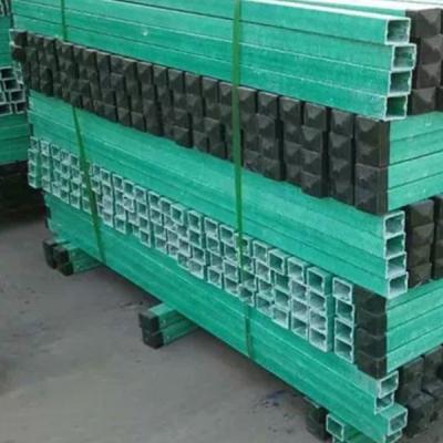 China Glass Fiber Reinforced Plastic FRP Square Pipe Column 180cm  185cm 190cm Height for sale