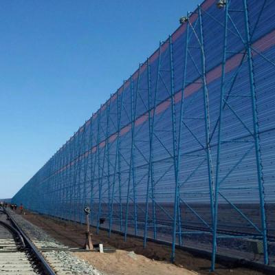 China Coal Yard / Port / Wharf Windbreak Panel Dust Proof Plastic Sprayed Surface Treatment for sale